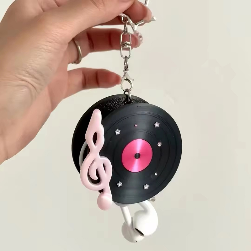Cable Winder Keychain - Корейский ретро-органайзер для наушников в виде