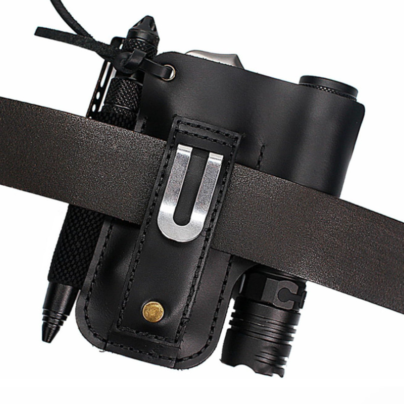 Кожаный чехол EDC для фонарика – обзор и цена Edc Carry Belt Pouch