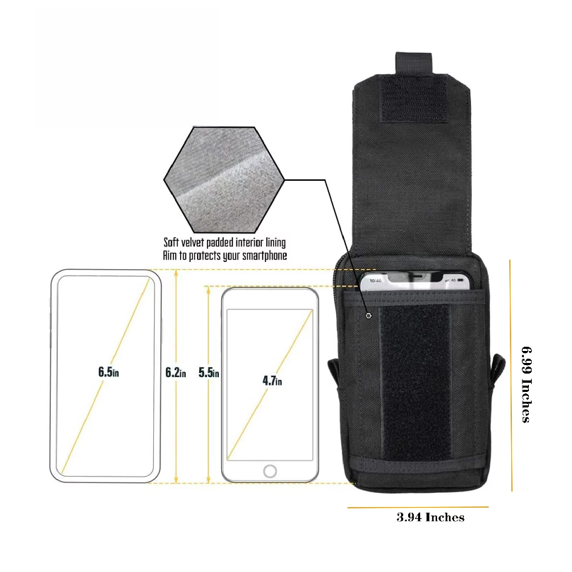 Тактическая поясная сумка Moll – обзор и цена Edc Carry Belt Pouch