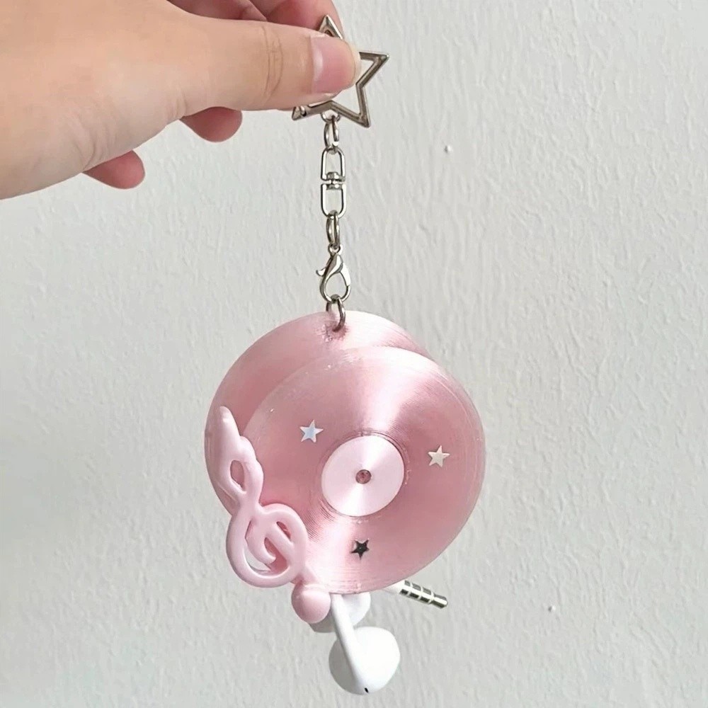 Брелок в виде виниловой пласти – обзор и цена Cable Winder Keychain